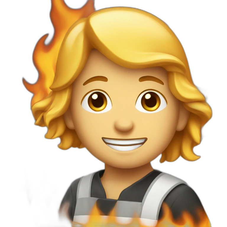 server on fire emoji