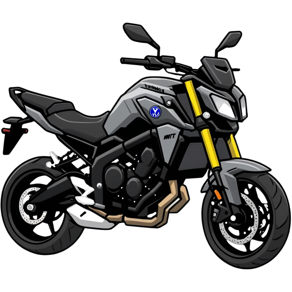 Yamaha MT09 motorcycle emoji