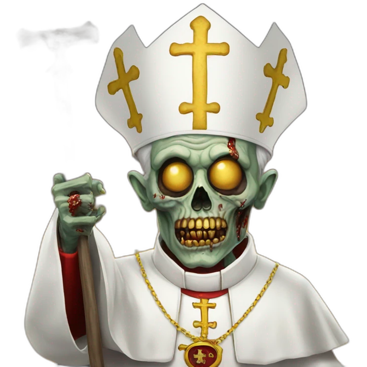 zombie pope emoji