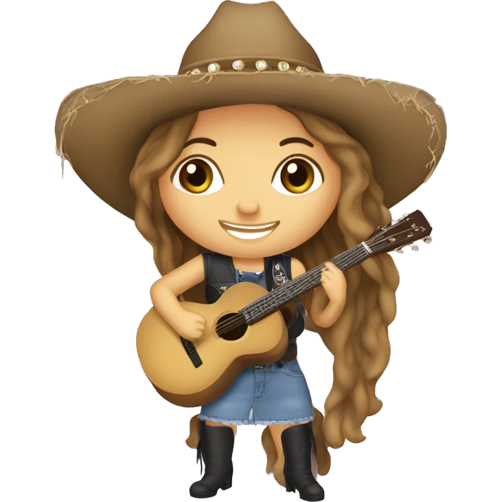 Katie Kaupp as a country musician in Las Vegas emoji