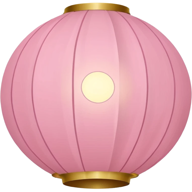 light pink chinese lantern emoji
