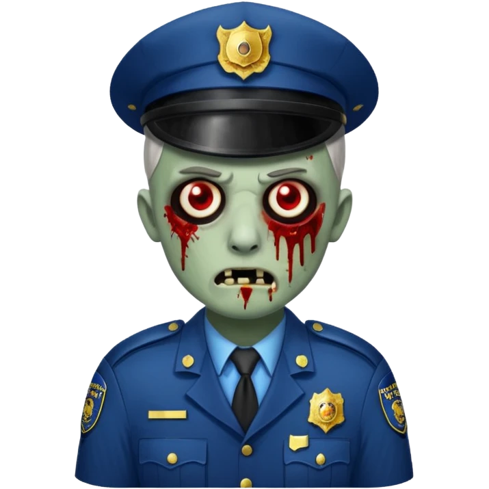 poice zombi emoji
