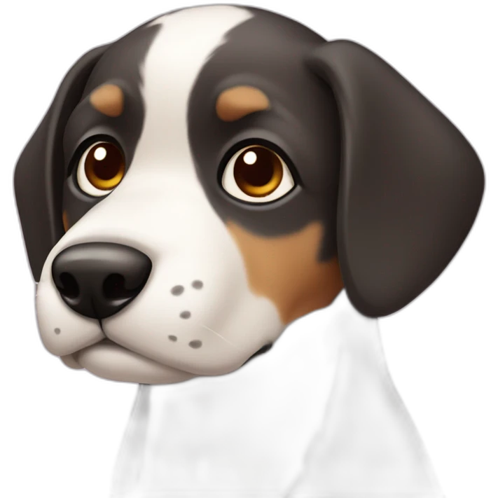 Cute baset dog emoji
