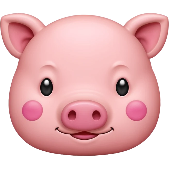raw pork, uncooked, simple emoji style emoji