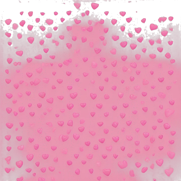 Extra small pink hearts emoji
