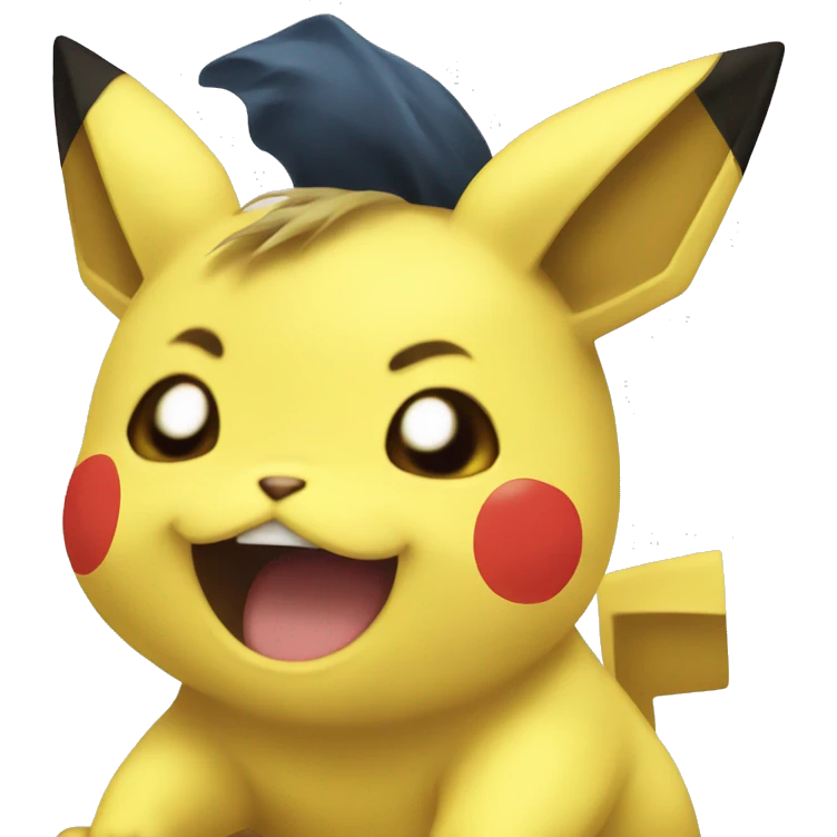 Pikatchu cry of laughter emoji