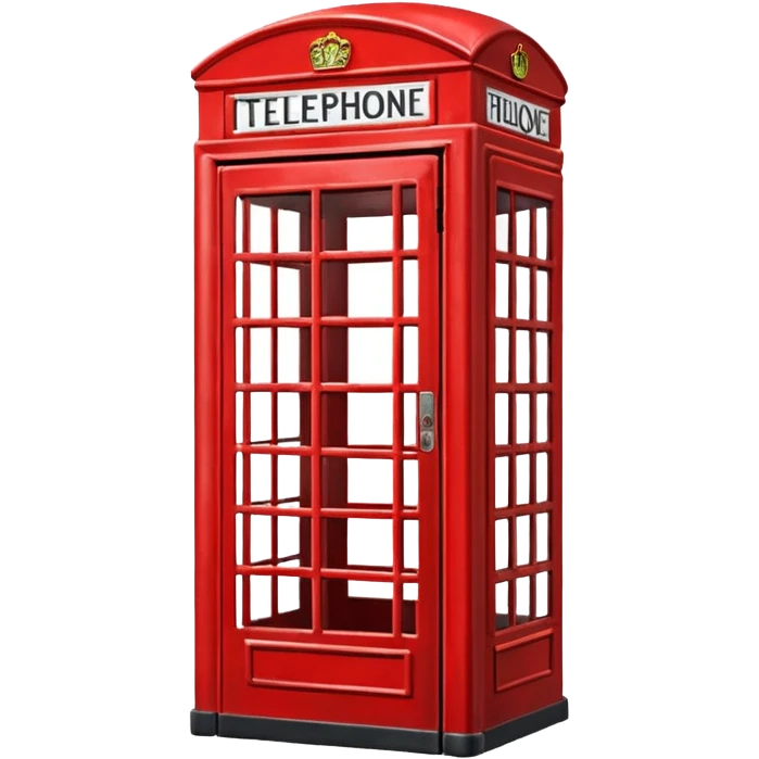 телефонная будка красная из United Kingdom emoji