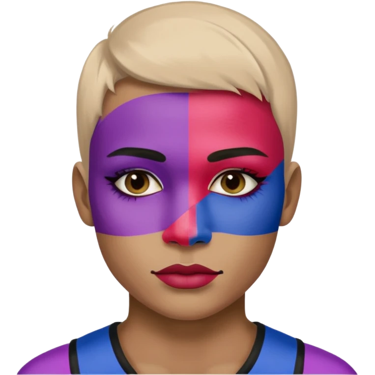 Bandera bisexual emoji