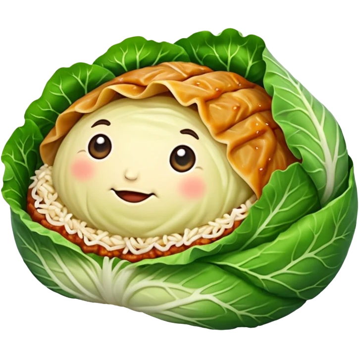 Cabbage roll emoji