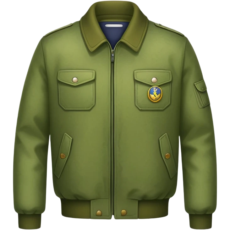Green jacket  emoji