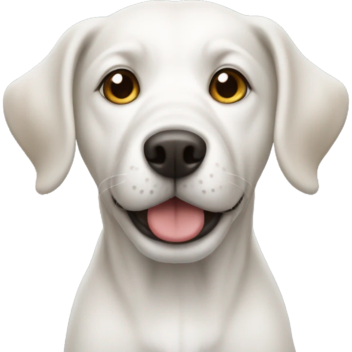 white benji dog emoji