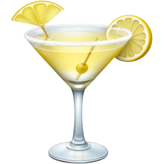 Lemon drop martini emoji