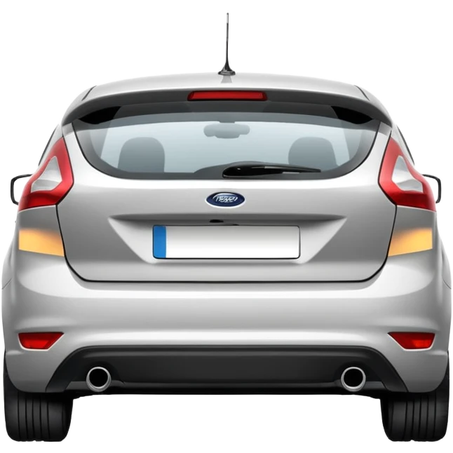 Ford Focus MK2 car rear view emoji