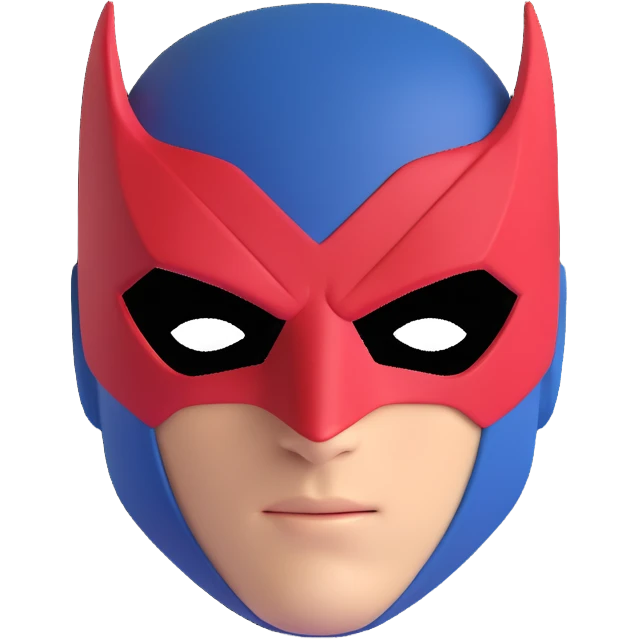 Super hero mask emoji