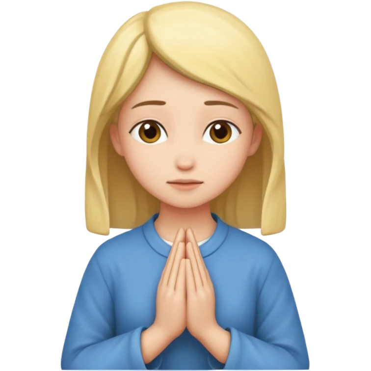 Mara prays (skyrim) sticker, white background emoji
