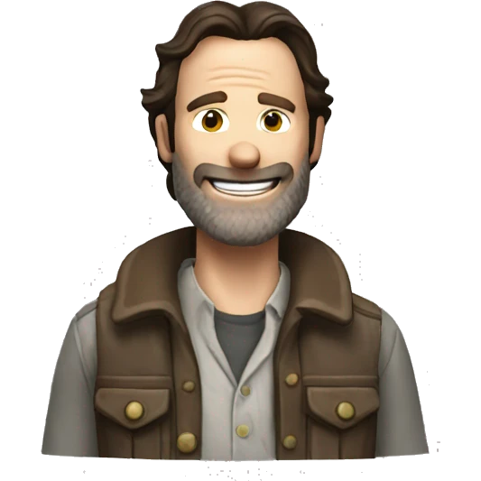 rick grimes smiling emoji