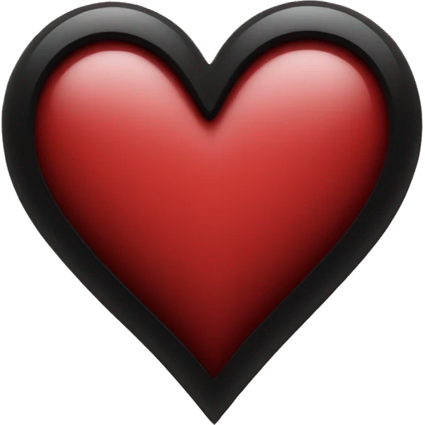 heart-symbol-deep-red-and-black-colour emoji