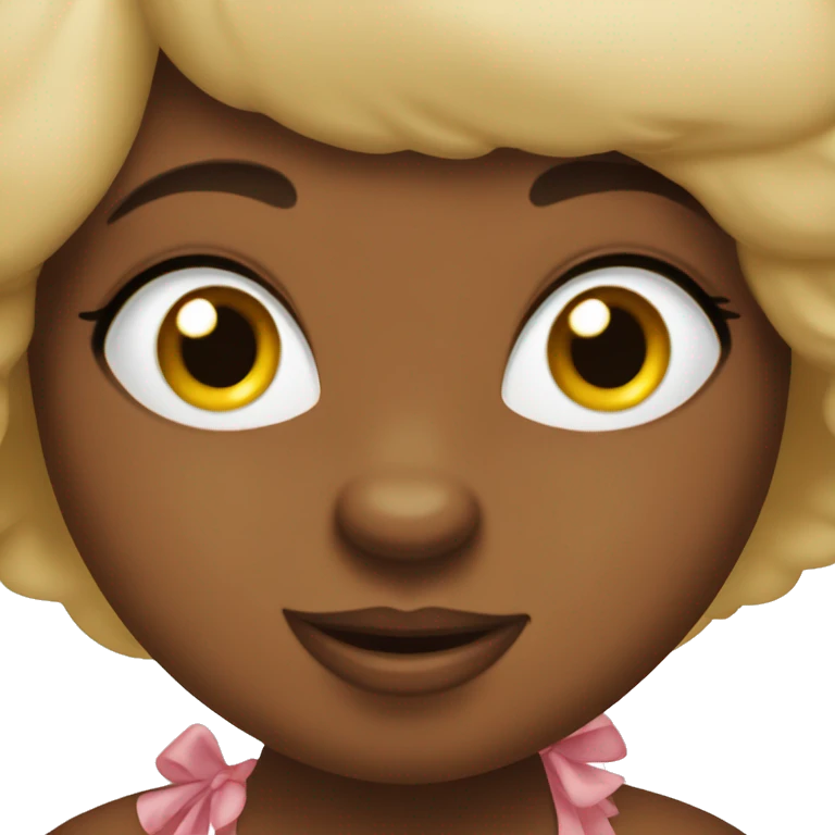coquette bear emoji