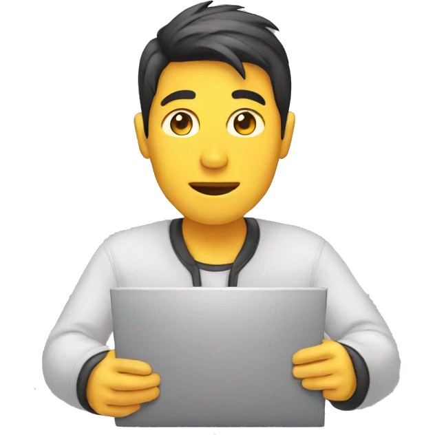 person sending email emoji