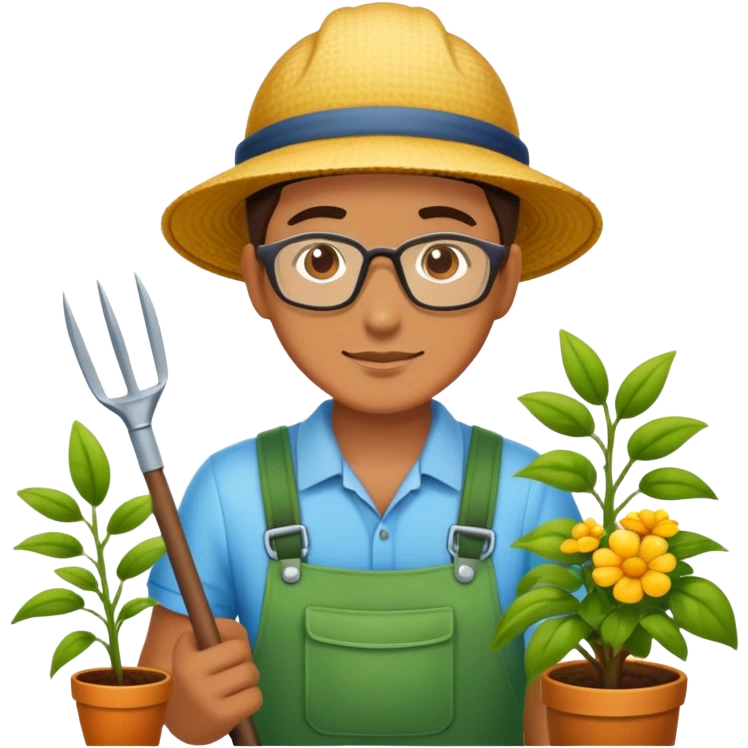 Gardener programmer emoji