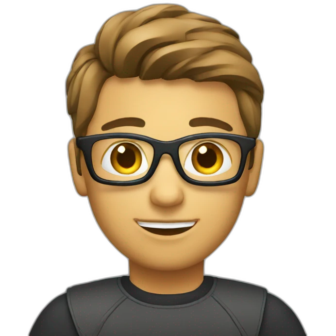 video editor on laptop emoji