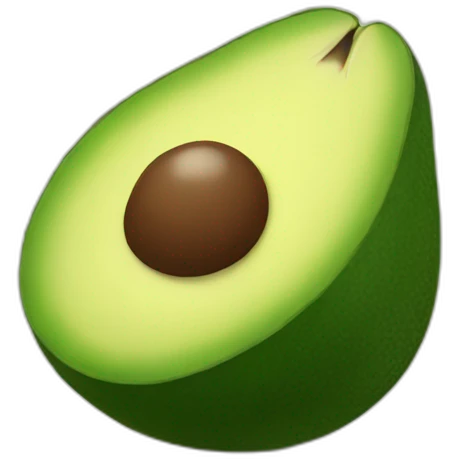 avocado mascot emoji