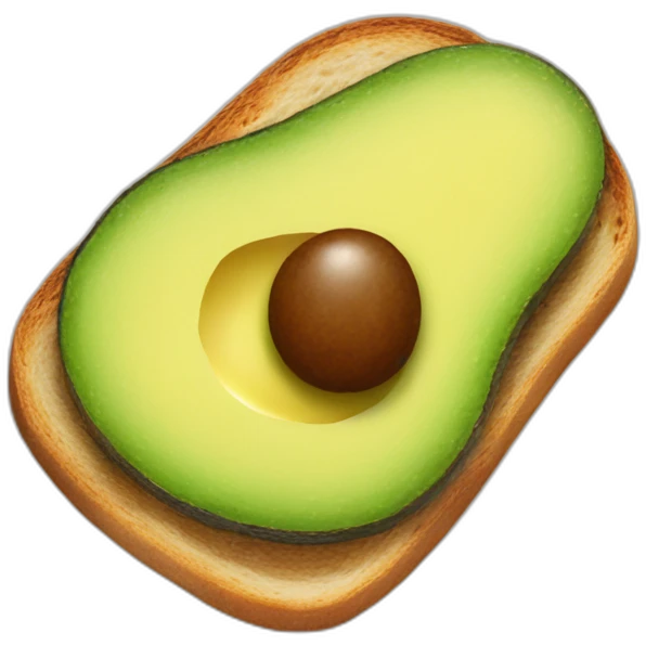 Avocado on toast emoji