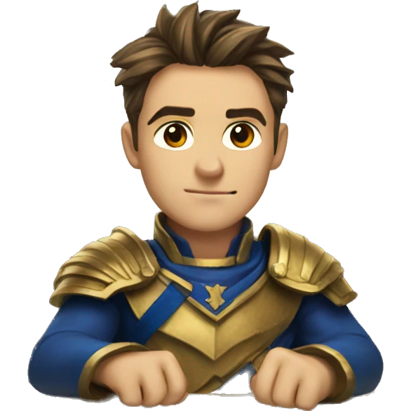Garen at desk emoji