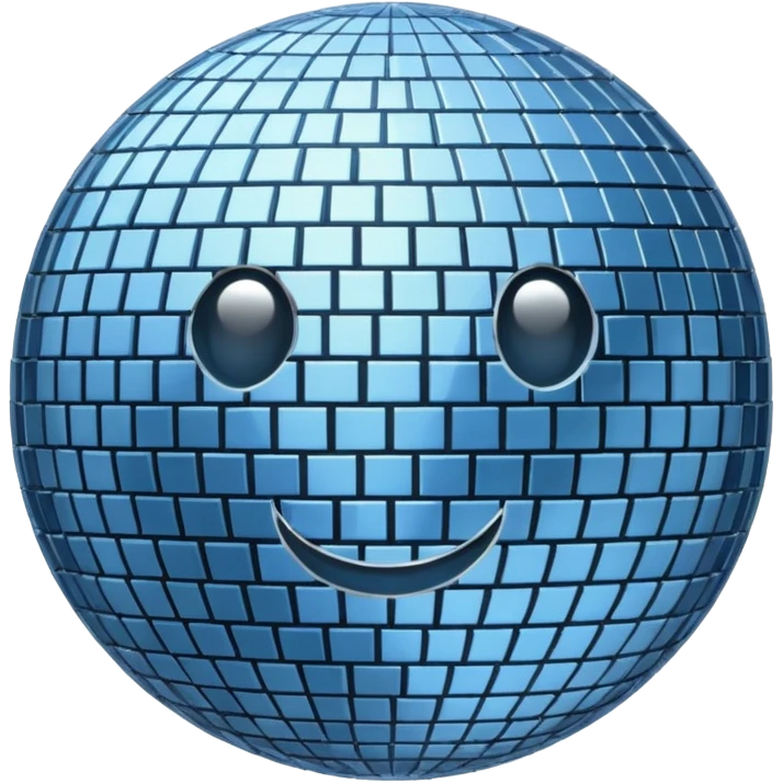 disco ball moon emoji