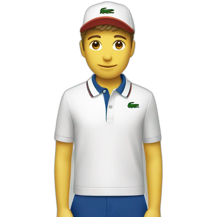 Ensemble lacoste emoji