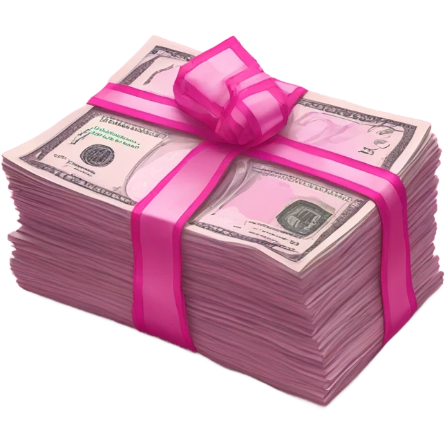 pink money emoji