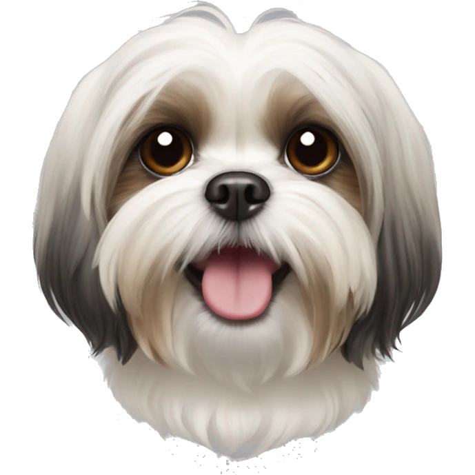  Maltese Shih-Tzu with bottom teeth emoji