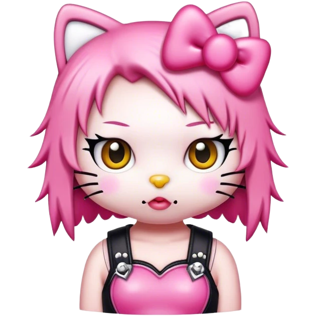  kawaii punk hello kitty emoji