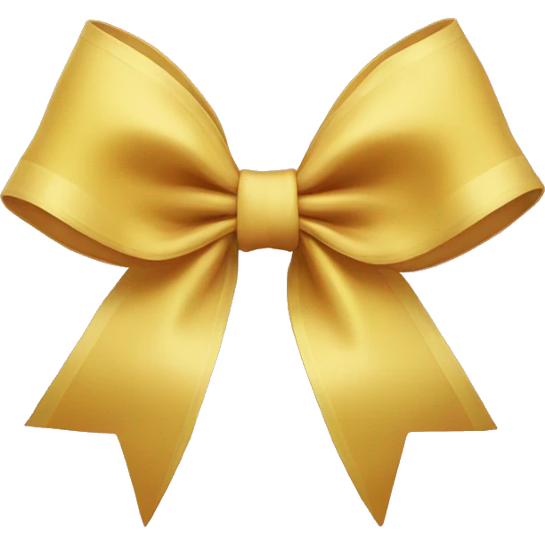Coquette bow emoji