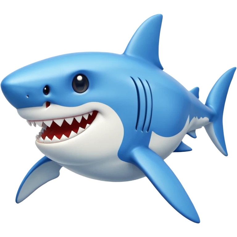 I Want to have an emoji that represent shark shark game from intellivision emoji