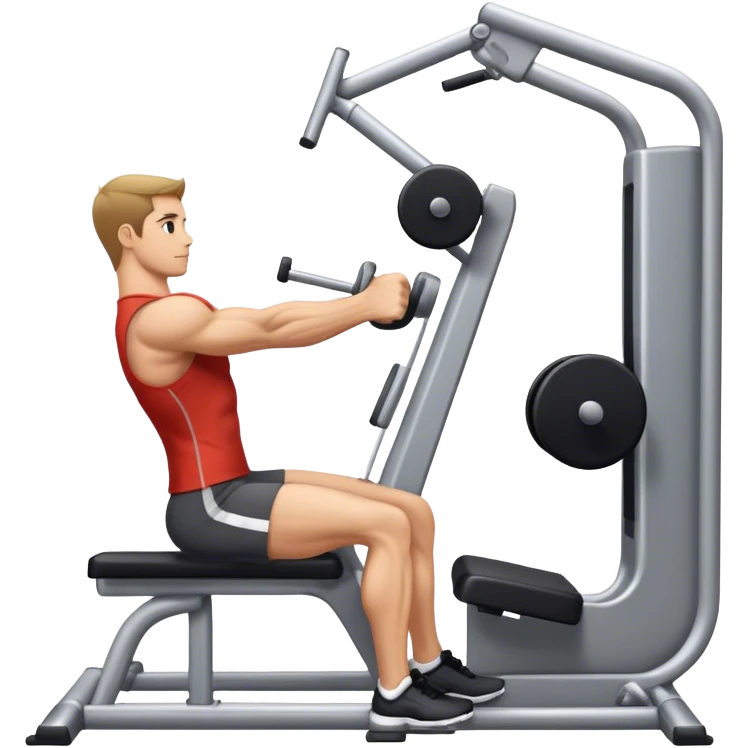 side-view triceps-machine exercise emoji