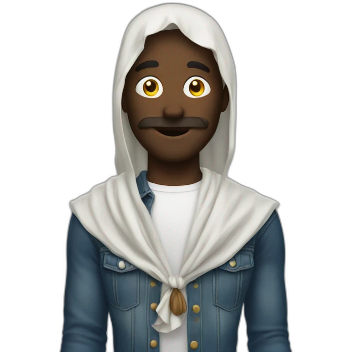 Jean messiah avec le voile emoji
