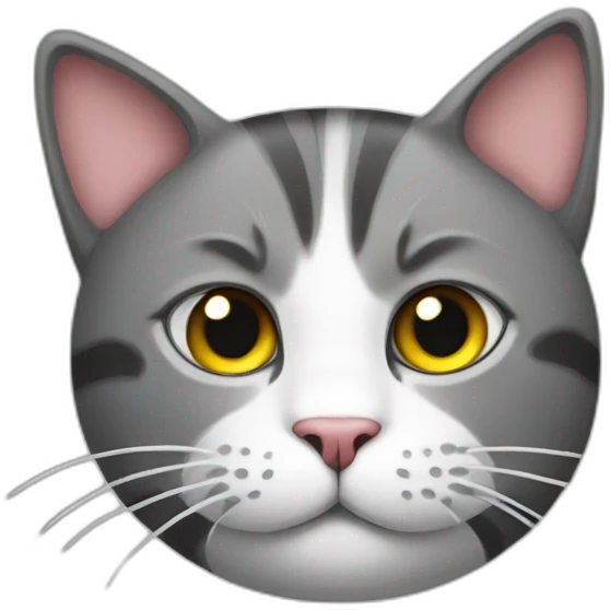 Cat trying to get ball emoji