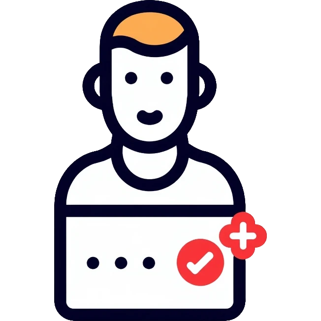 Account system implementation with user profile and login emoji