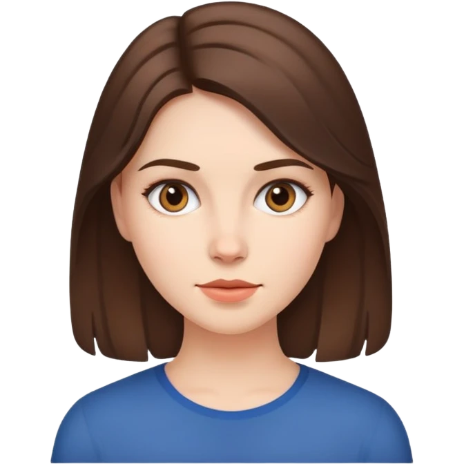 Brunette Scandinavian emoji