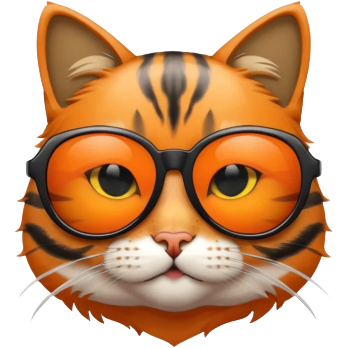 Cat wearing sunglasses emoji