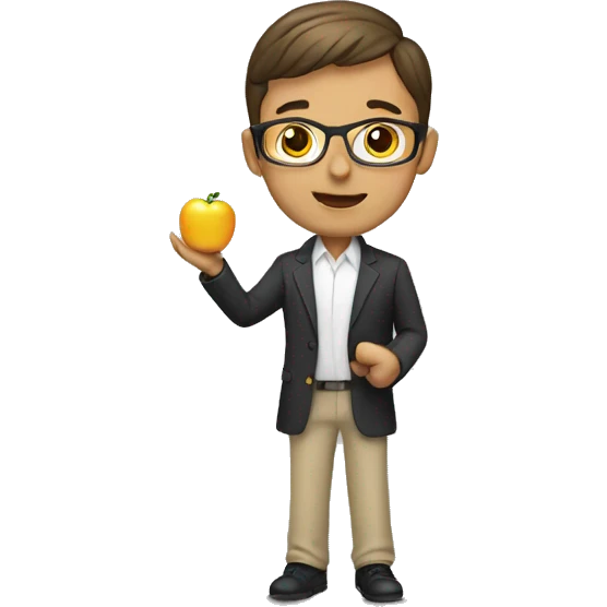Teacher teaching emoji