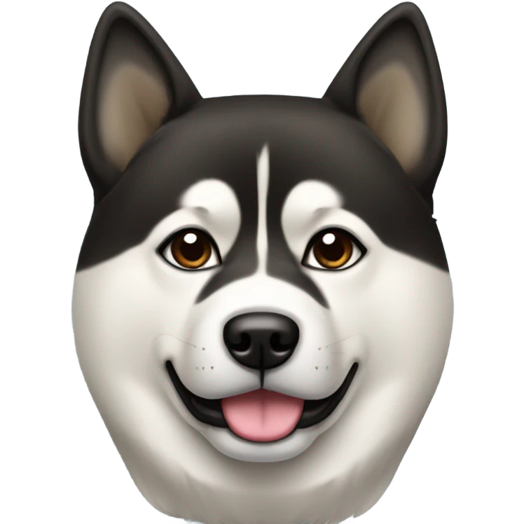 black akita americain emoji