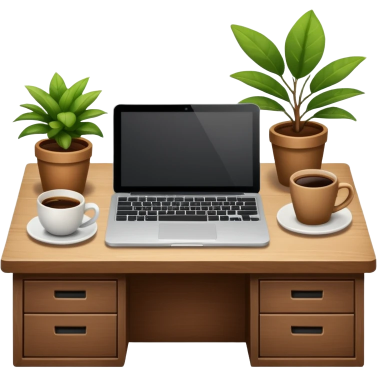 emoji of a cozy desk emoji