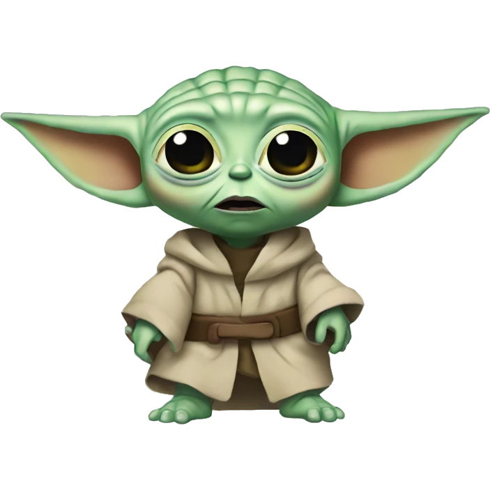 Baby yoda with Rick and Morty  emoji