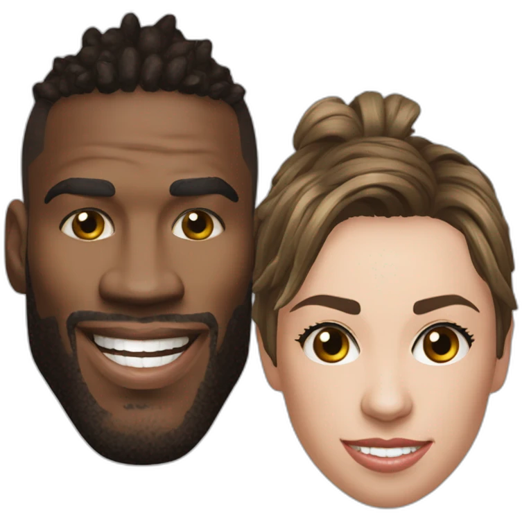 siya kolisi and eden etzebeth beast mode emoji