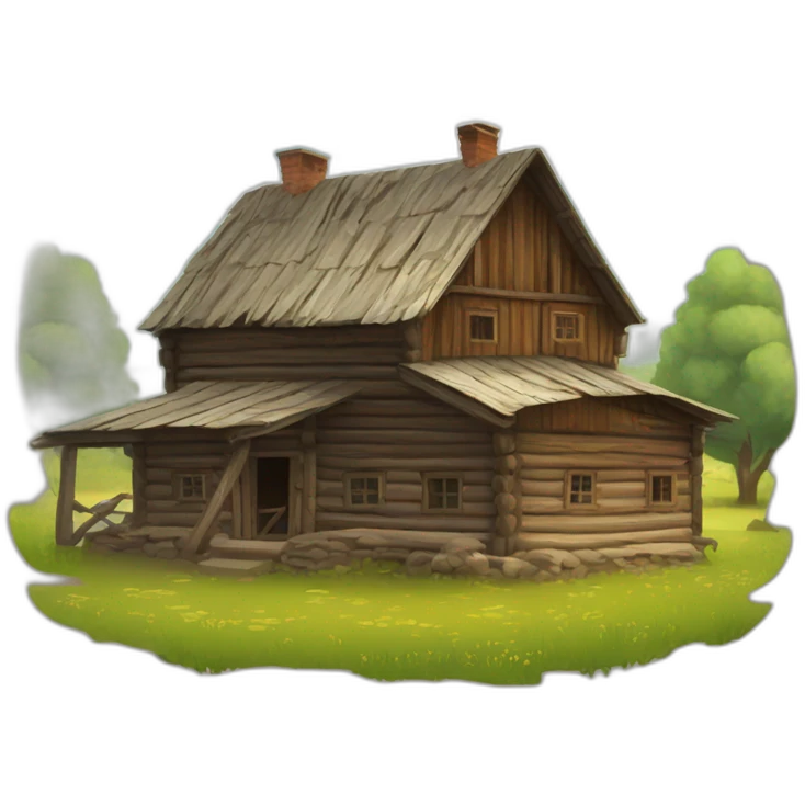 Old latvian farmstead emoji
