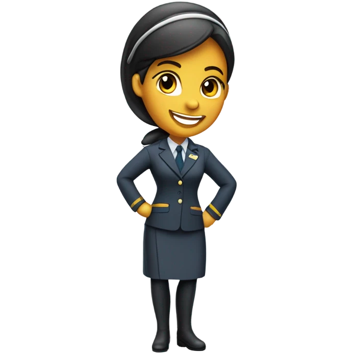 flight attendant emoji