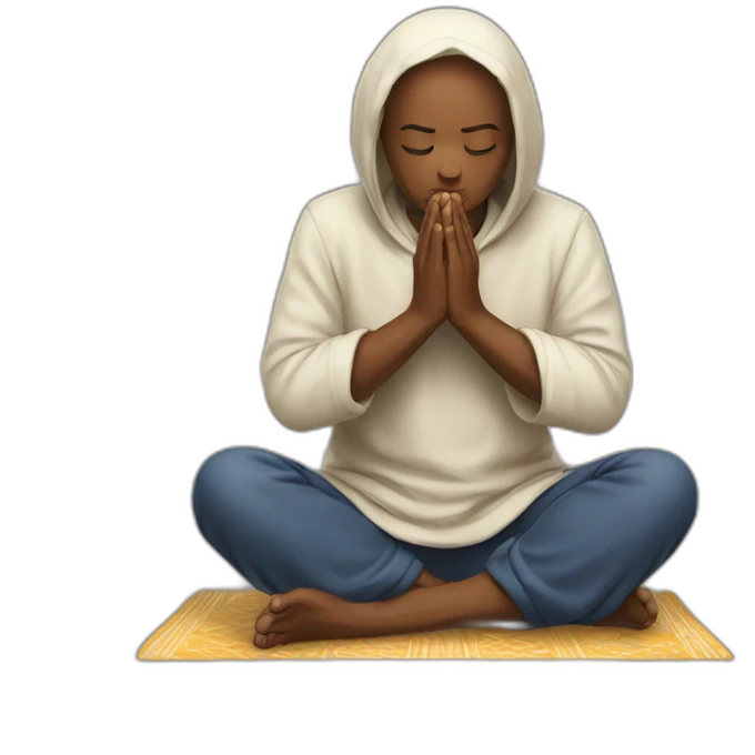 praying for food emoji