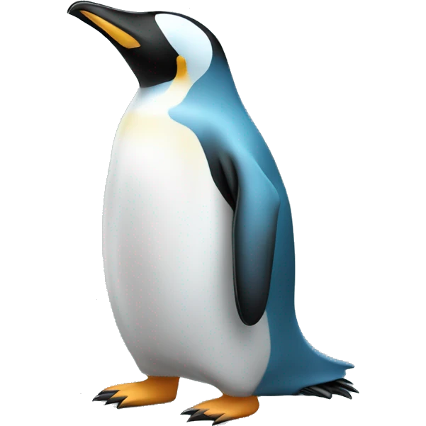light blue pinguin emoji